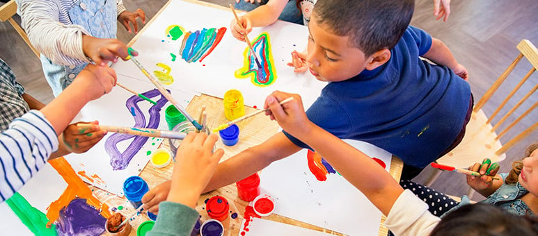 Pintar, desenhar e outras formas de fazer arte na Educação infantil –  Colégio Dom Pedro